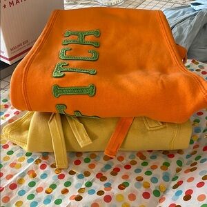 Abercrombie & Fitch Yellow, Blue, and Orange Hoodies